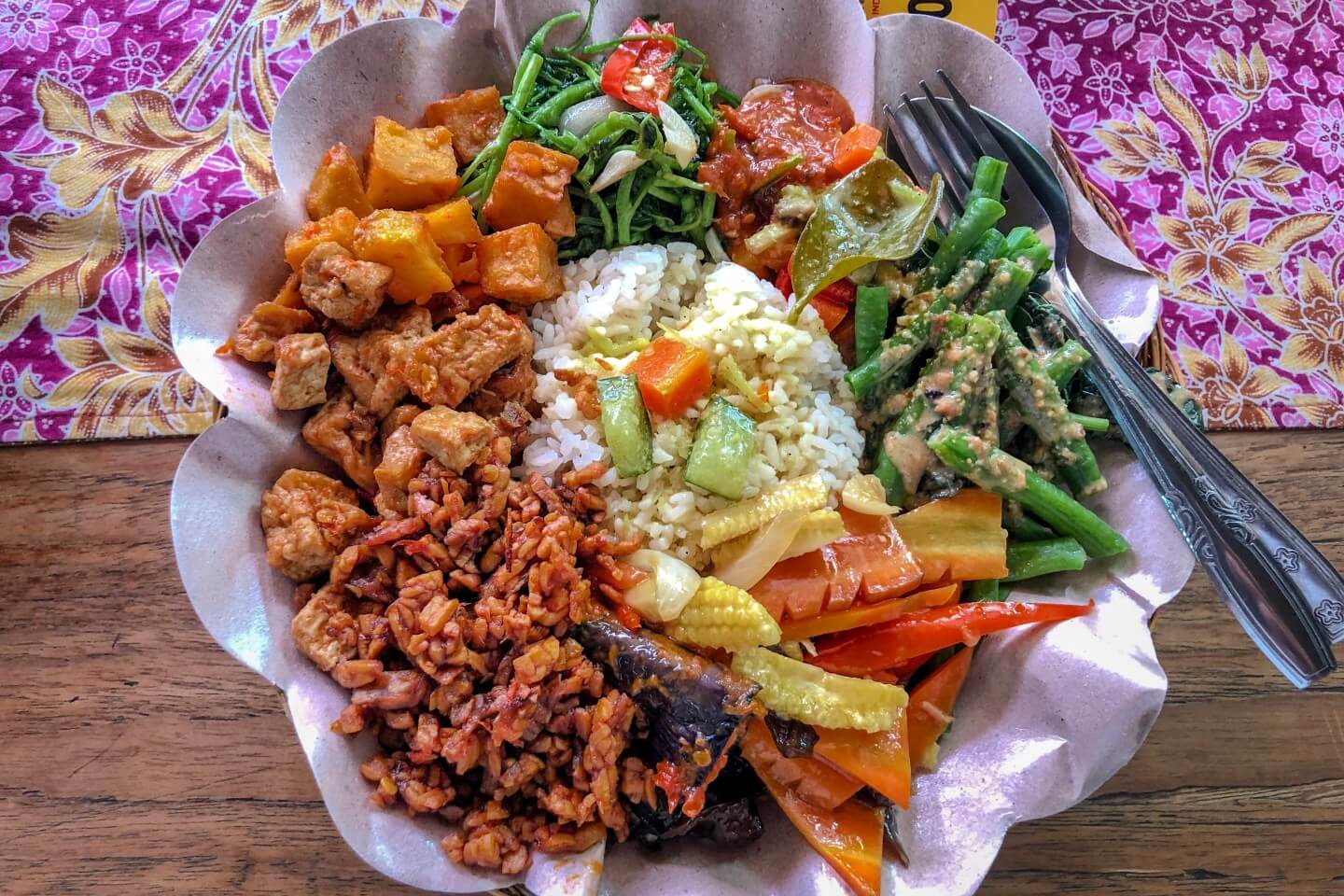 Kuchnia wegańska na Bali